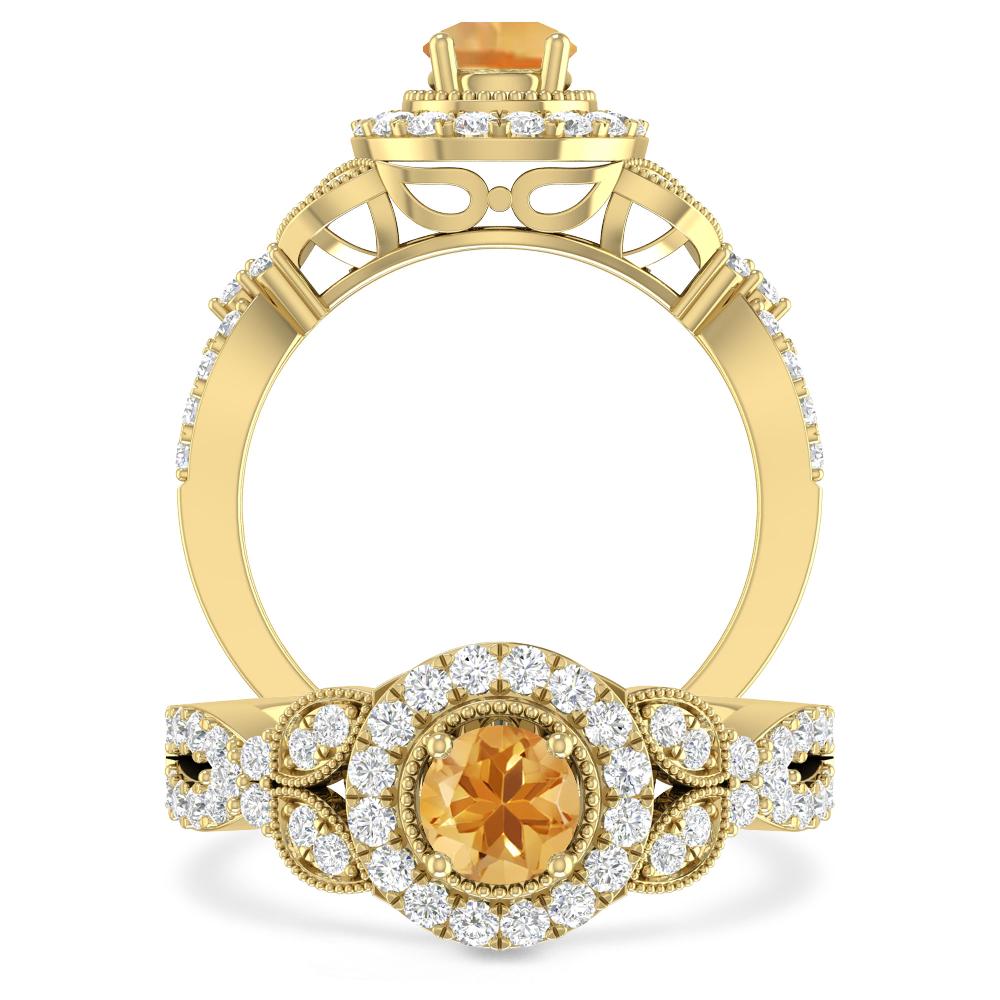 Yellow Gold - Citrine