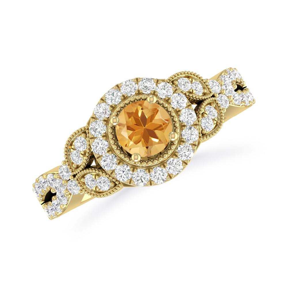 Yellow Gold - Citrine