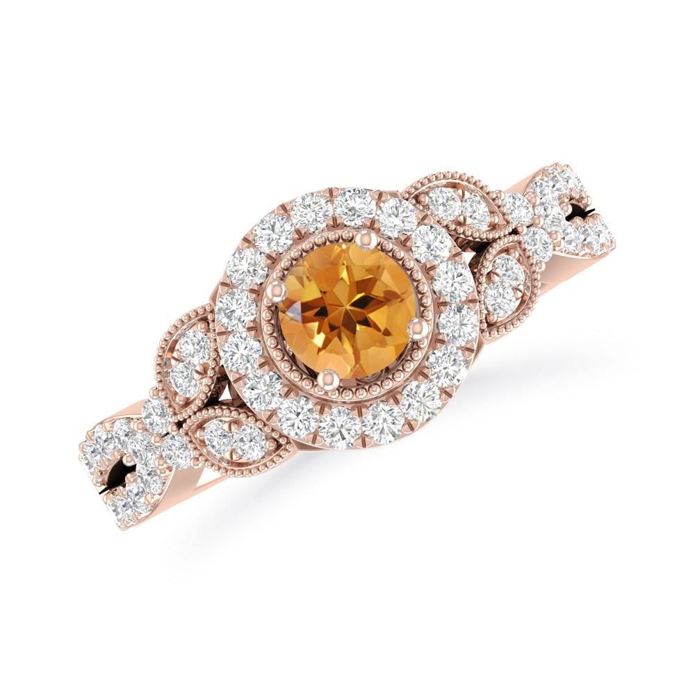 Rose Gold - Citrine