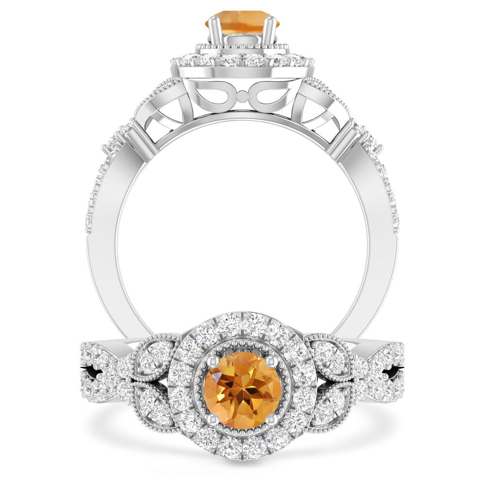 White Gold - Citrine