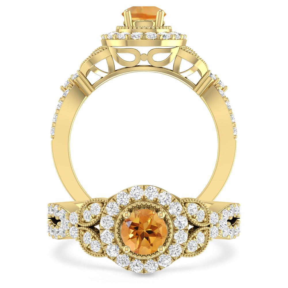 Yellow Gold - Citrine