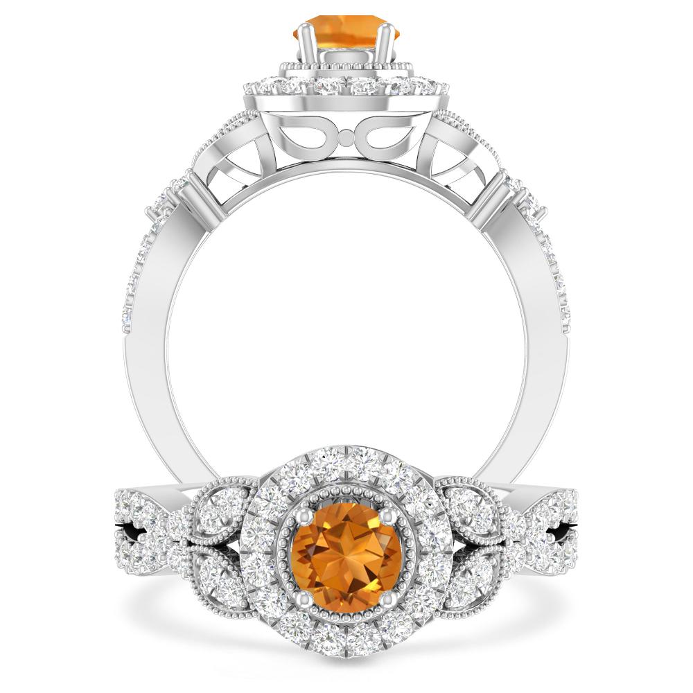 White Gold - Citrine