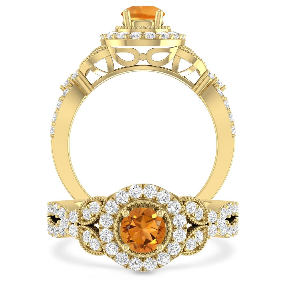 Yellow Gold - Citrine