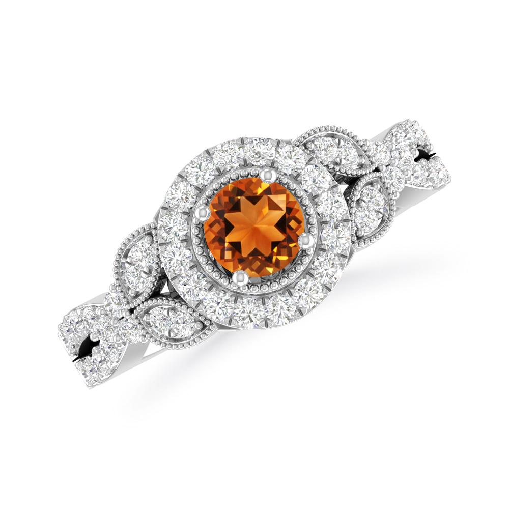 White Gold - Citrine