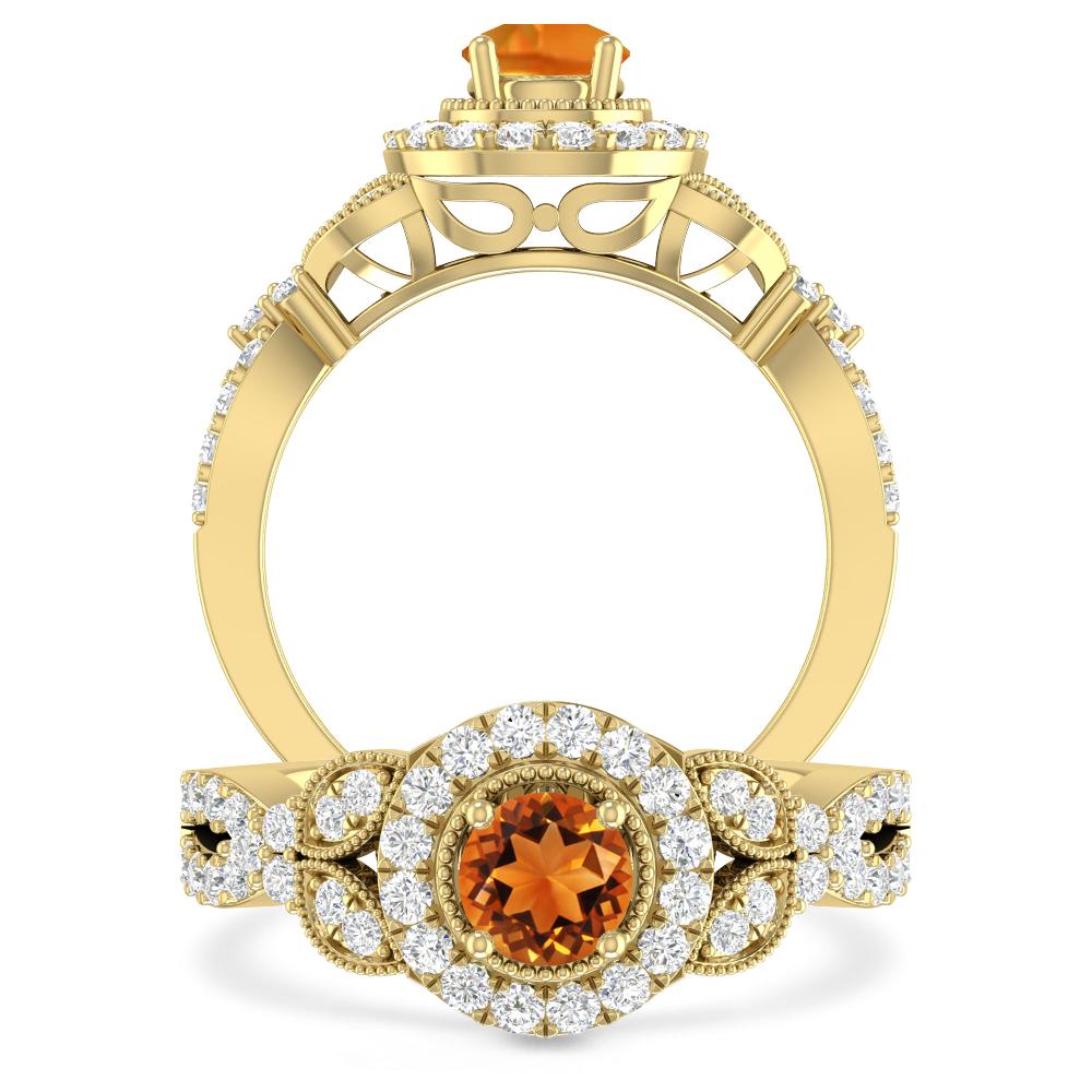 Yellow Gold - Citrine