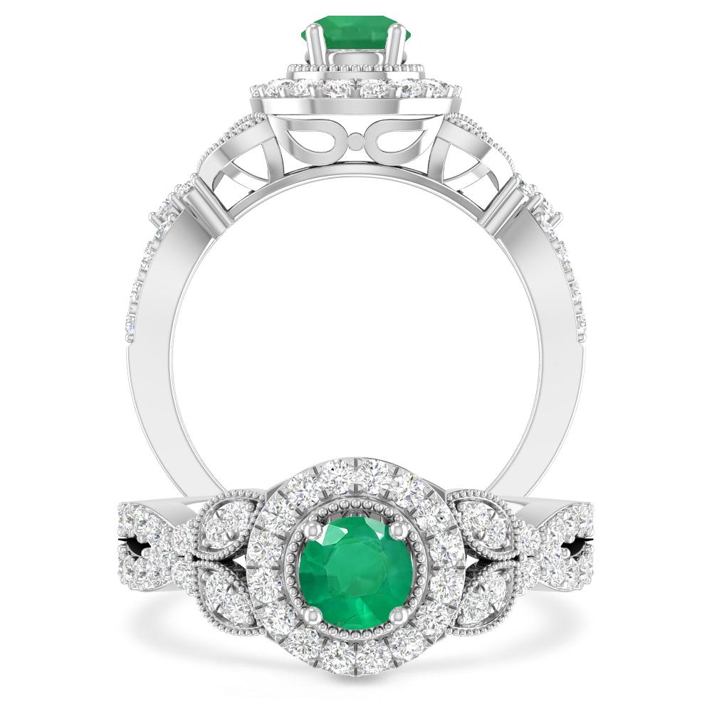 White Gold - Emerald