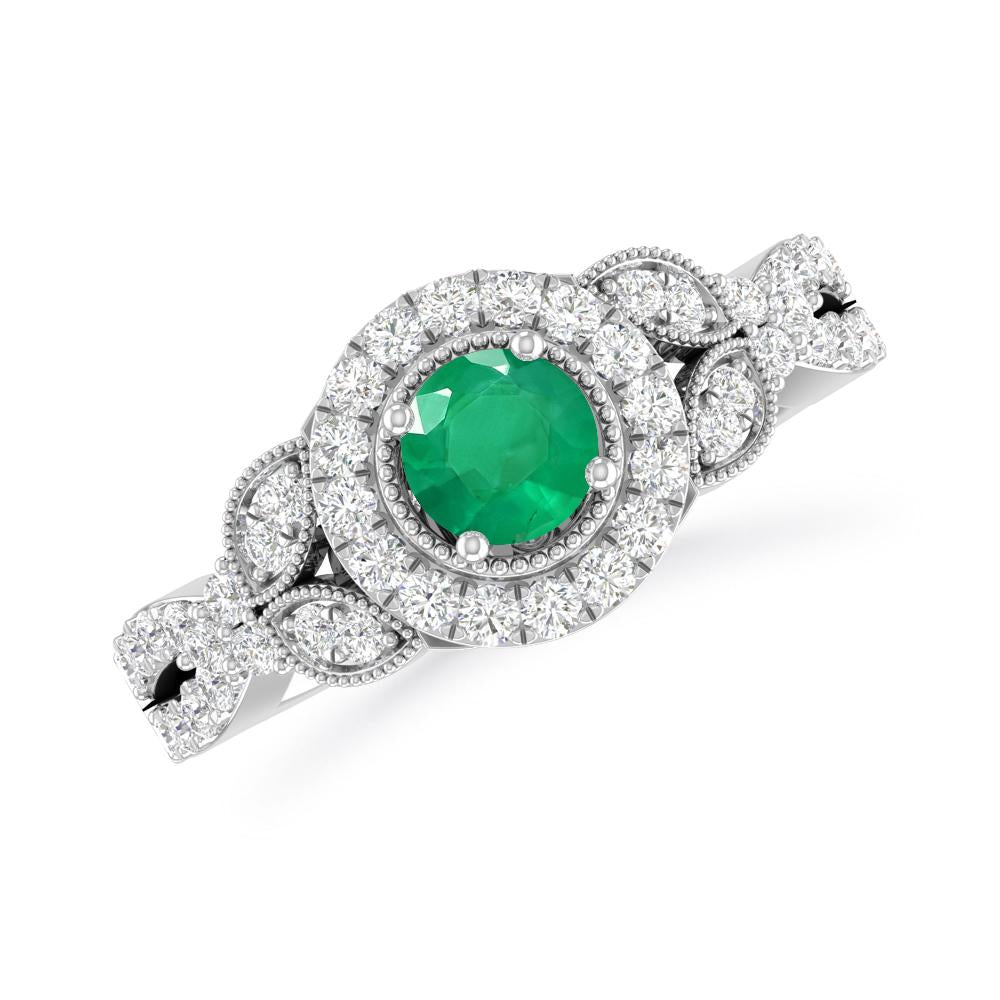 White Gold - Emerald