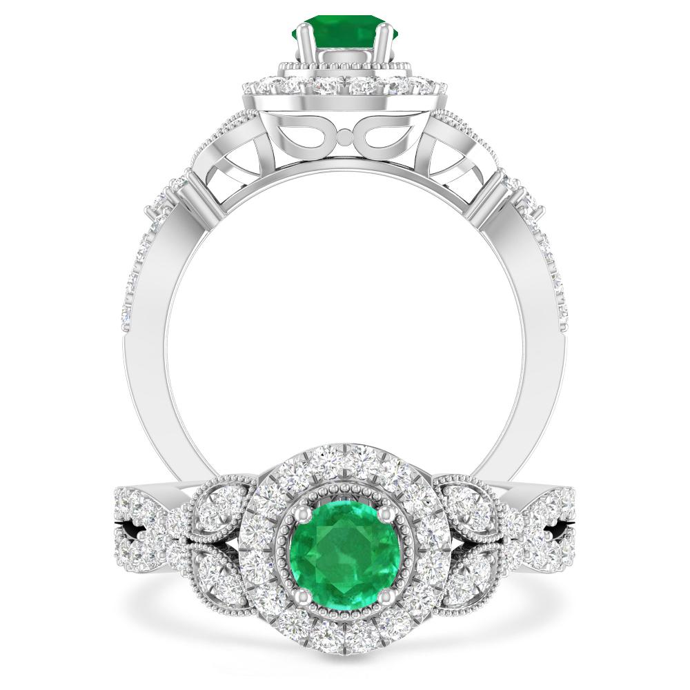 White Gold - Emerald
