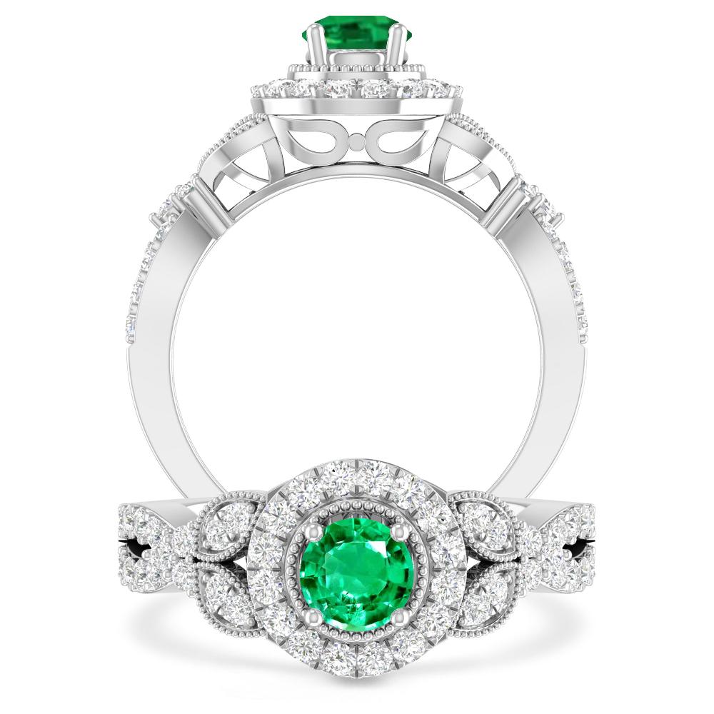 White Gold - Emerald