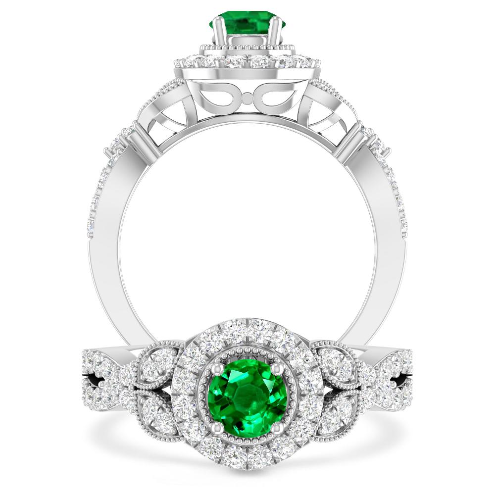 White Gold - Emerald