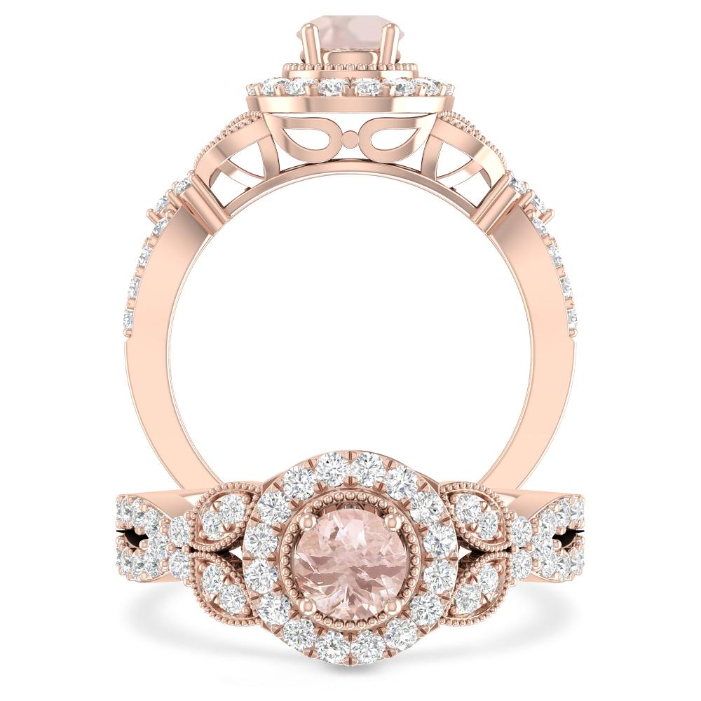 Rose Gold - Morganite