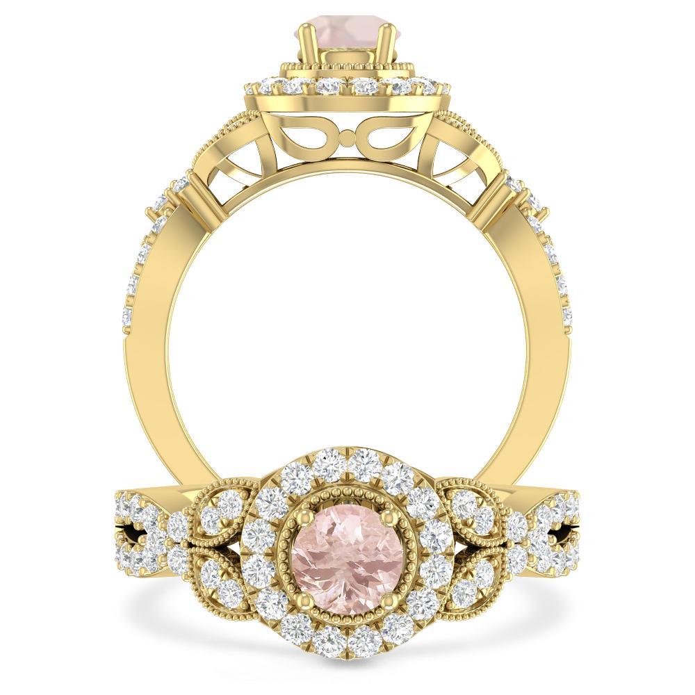 Yellow Gold - Morganite