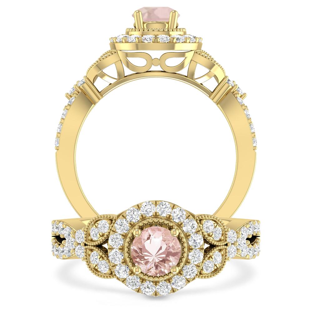 Yellow Gold - Morganite