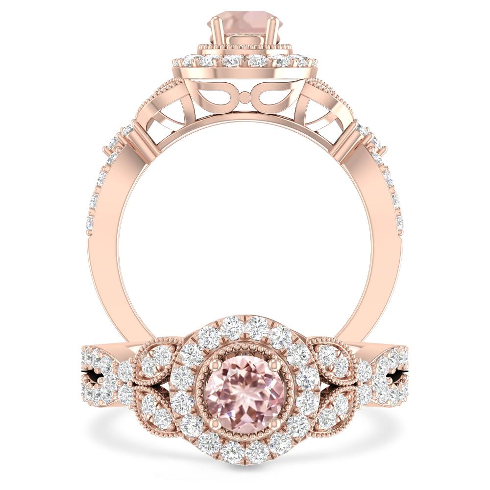 Rose Gold - Morganite