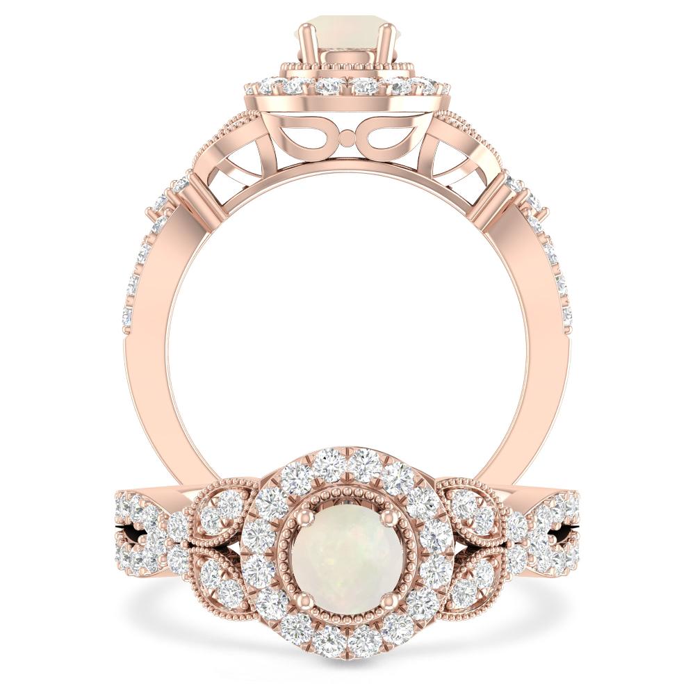 Rose Gold - Opal