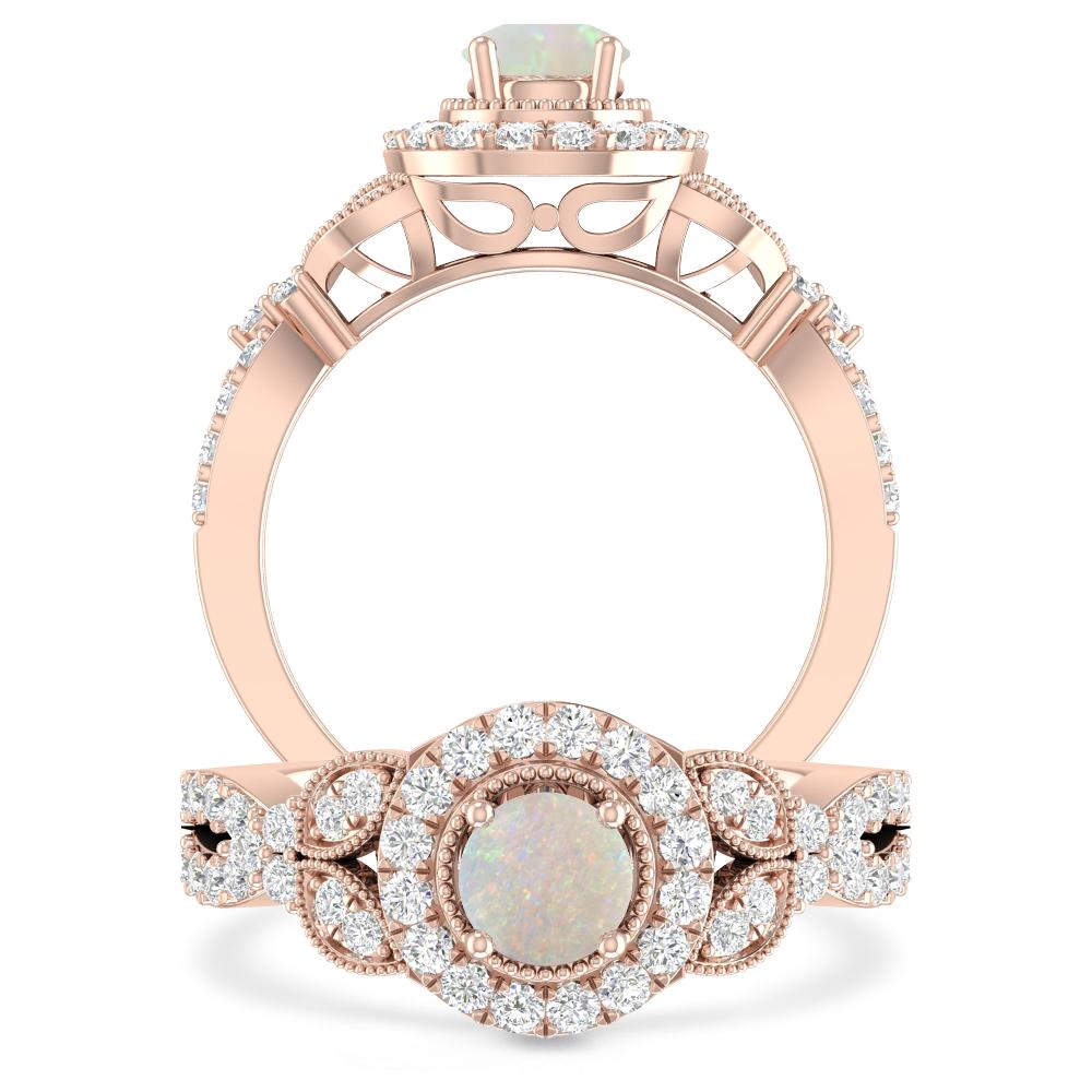 Rose Gold - Opal