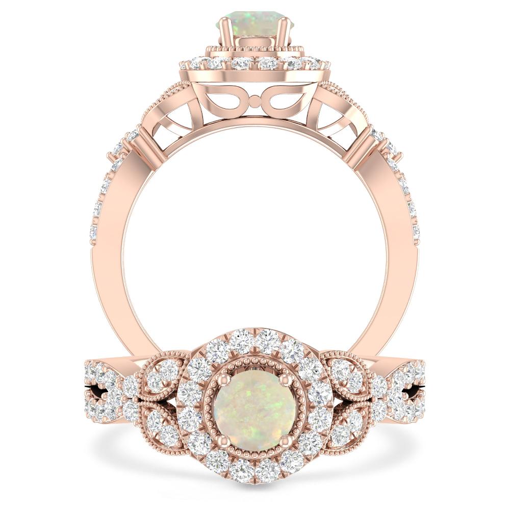 Rose Gold - Opal