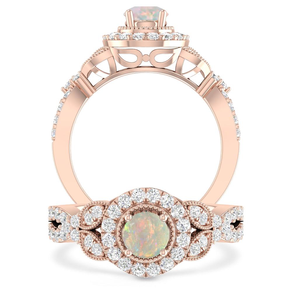 Rose Gold - Opal