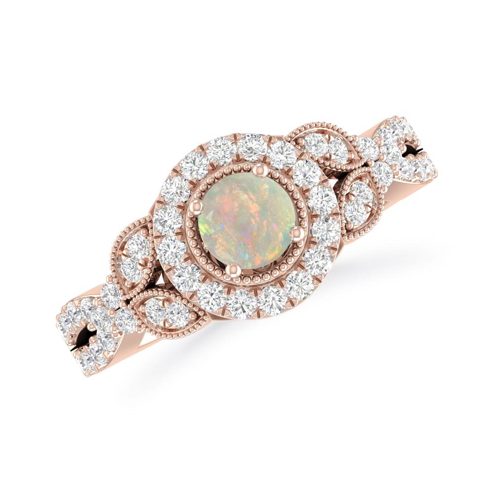 Rose Gold - Opal