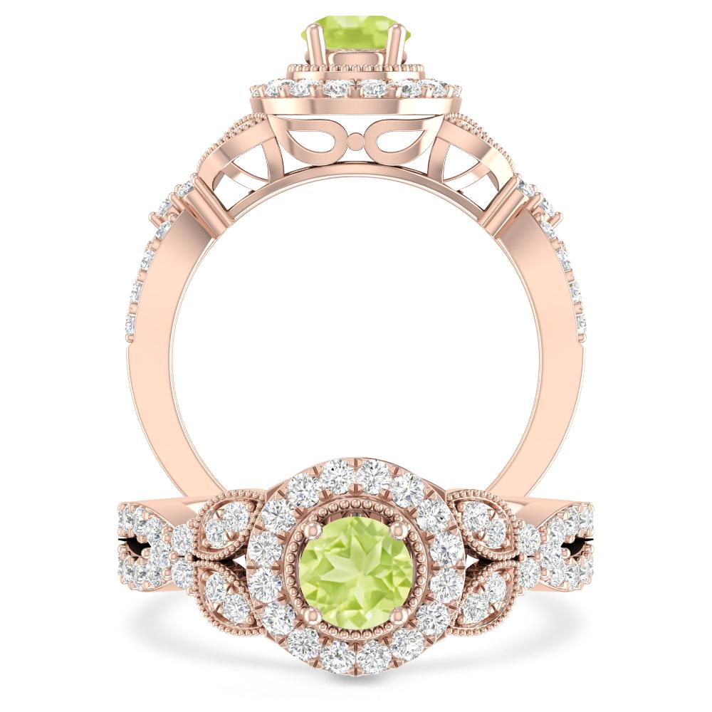 Rose Gold - Peridot