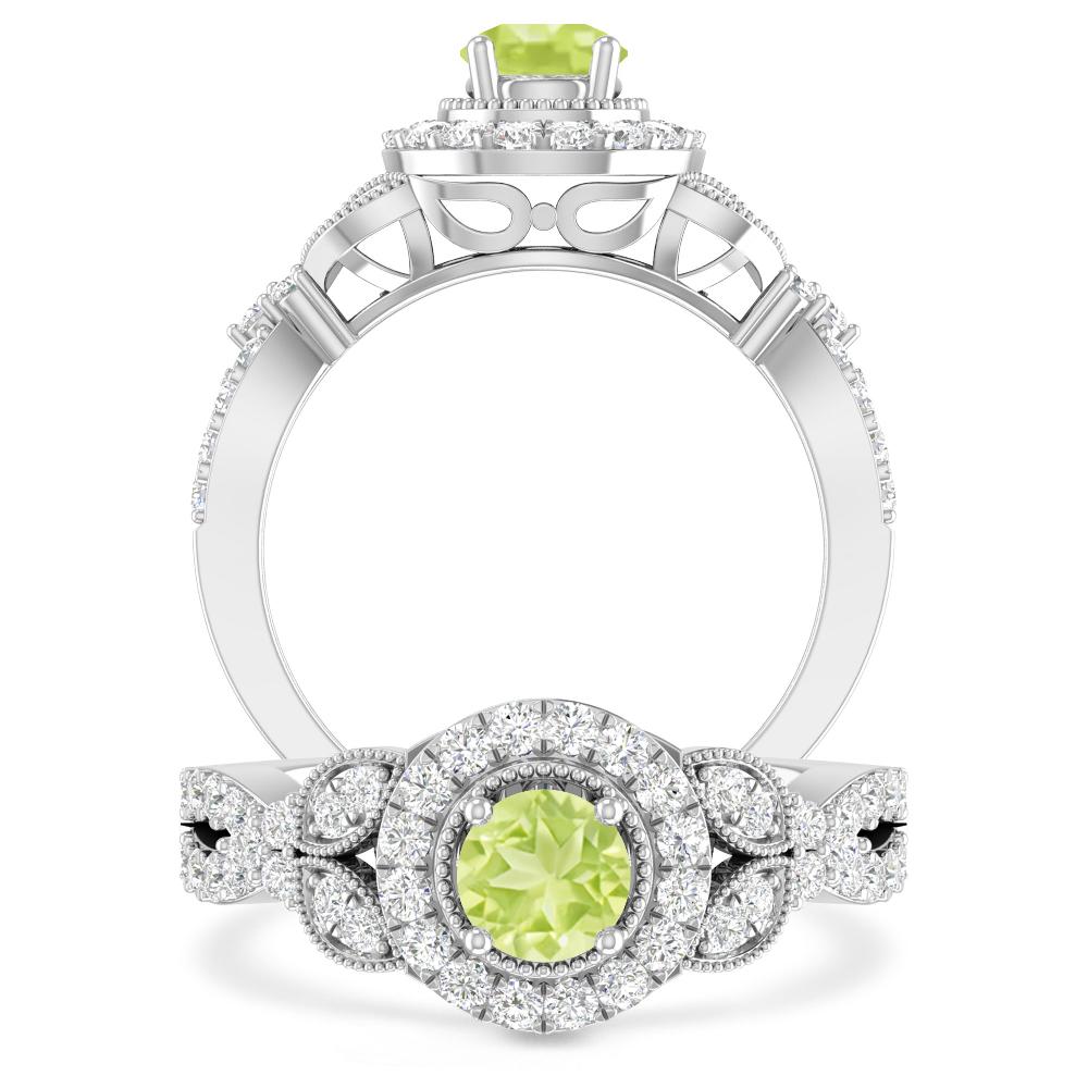 White Gold - Peridot