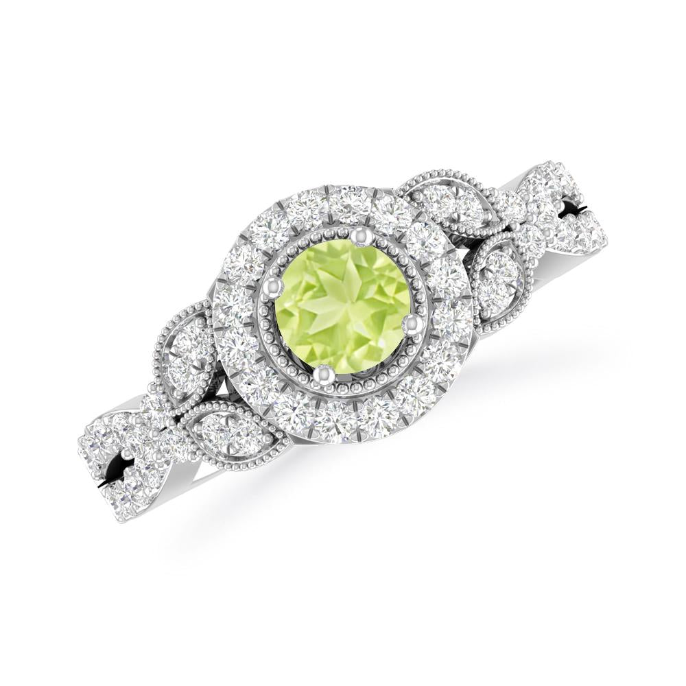 White Gold - Peridot