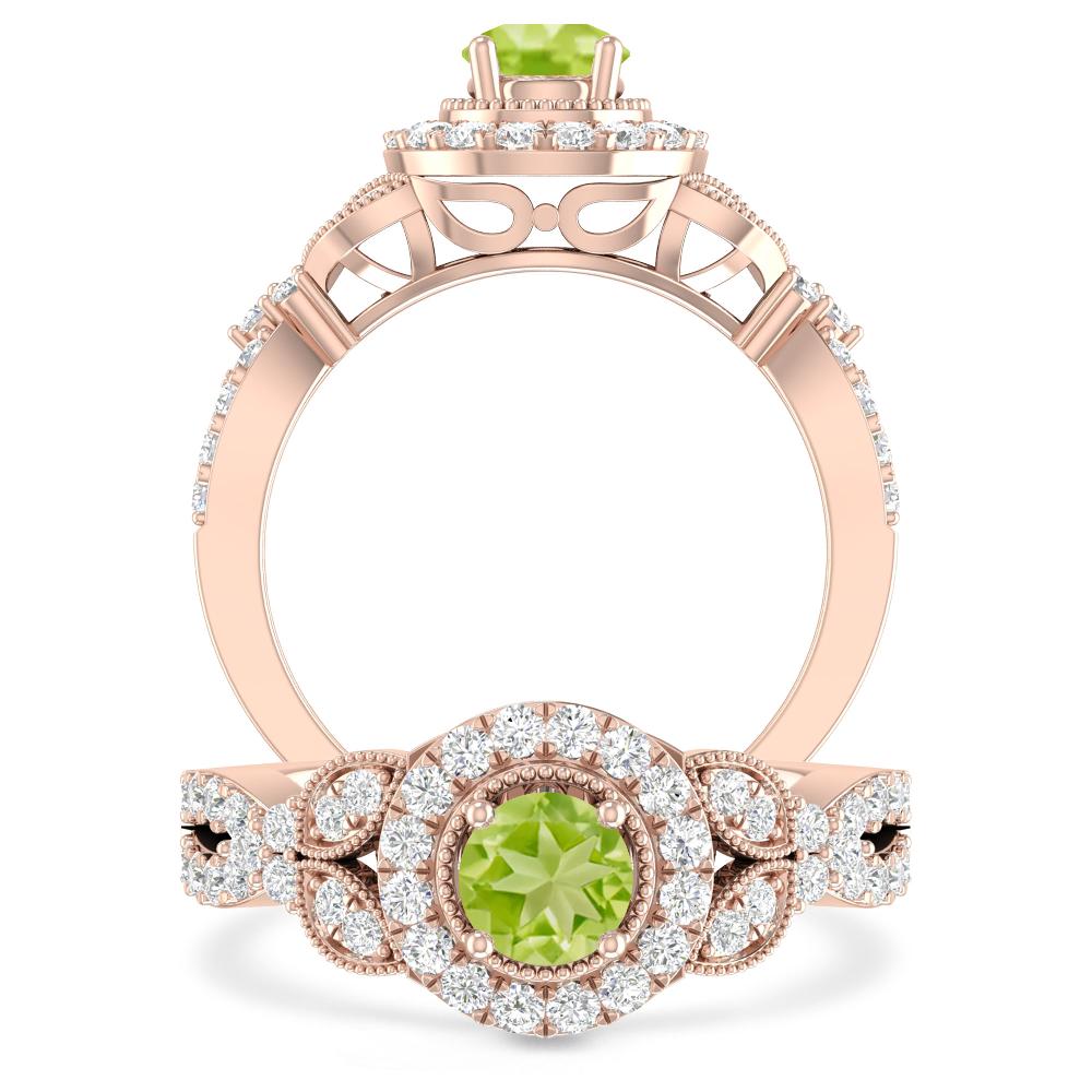Rose Gold - Peridot
