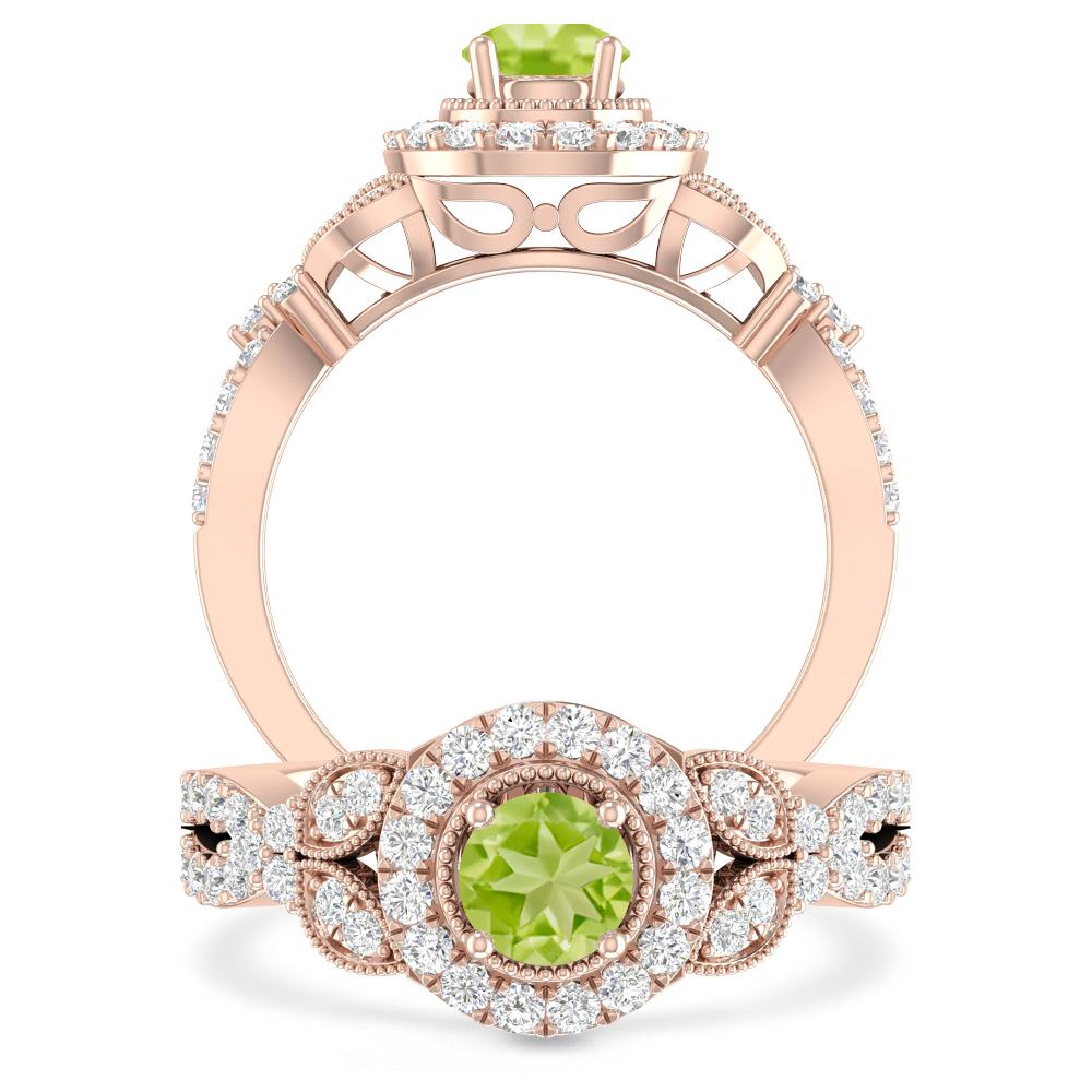 Rose Gold - Peridot