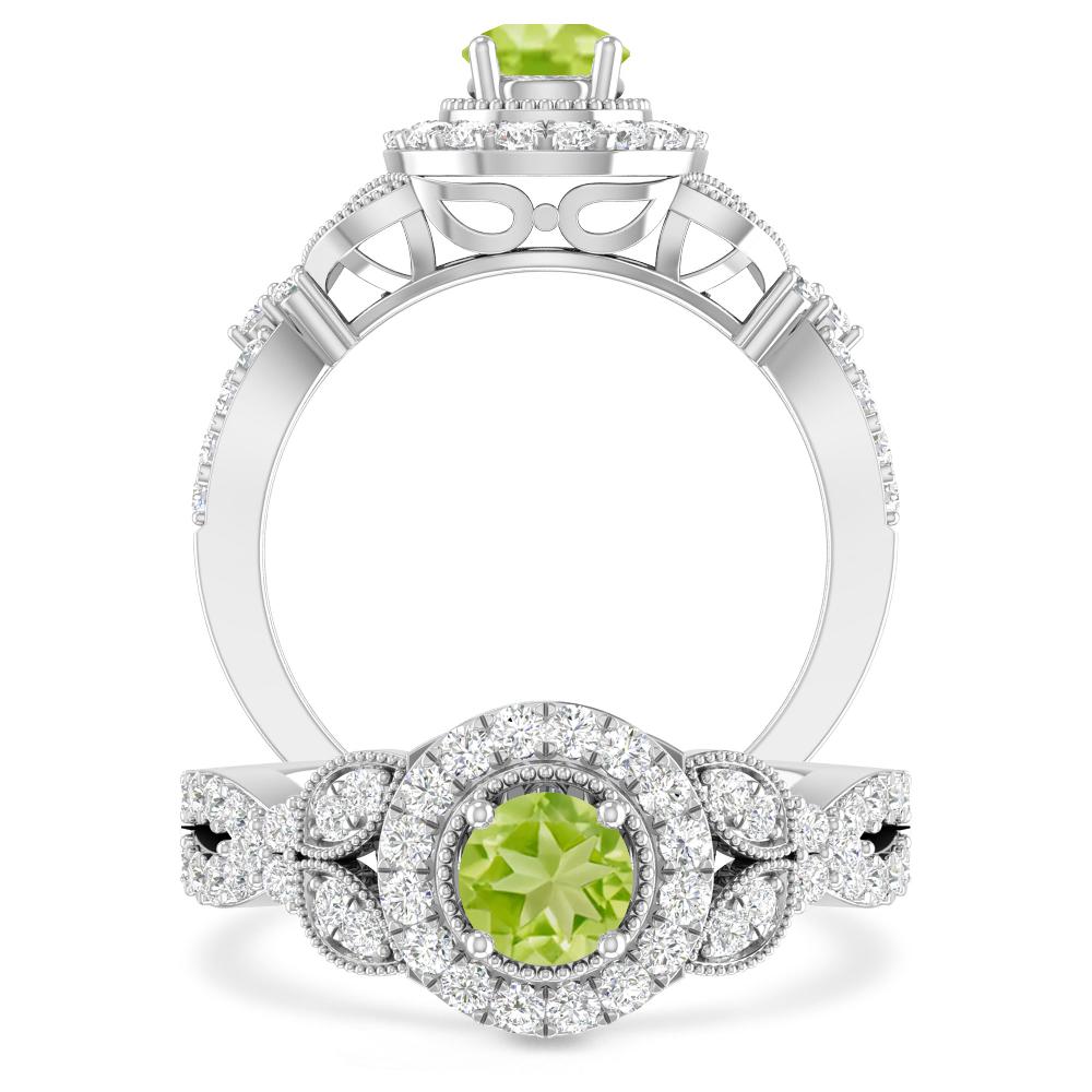 White Gold - Peridot