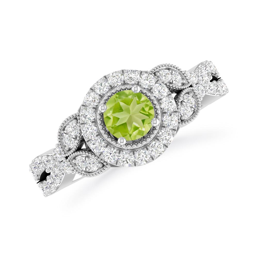 White Gold - Peridot