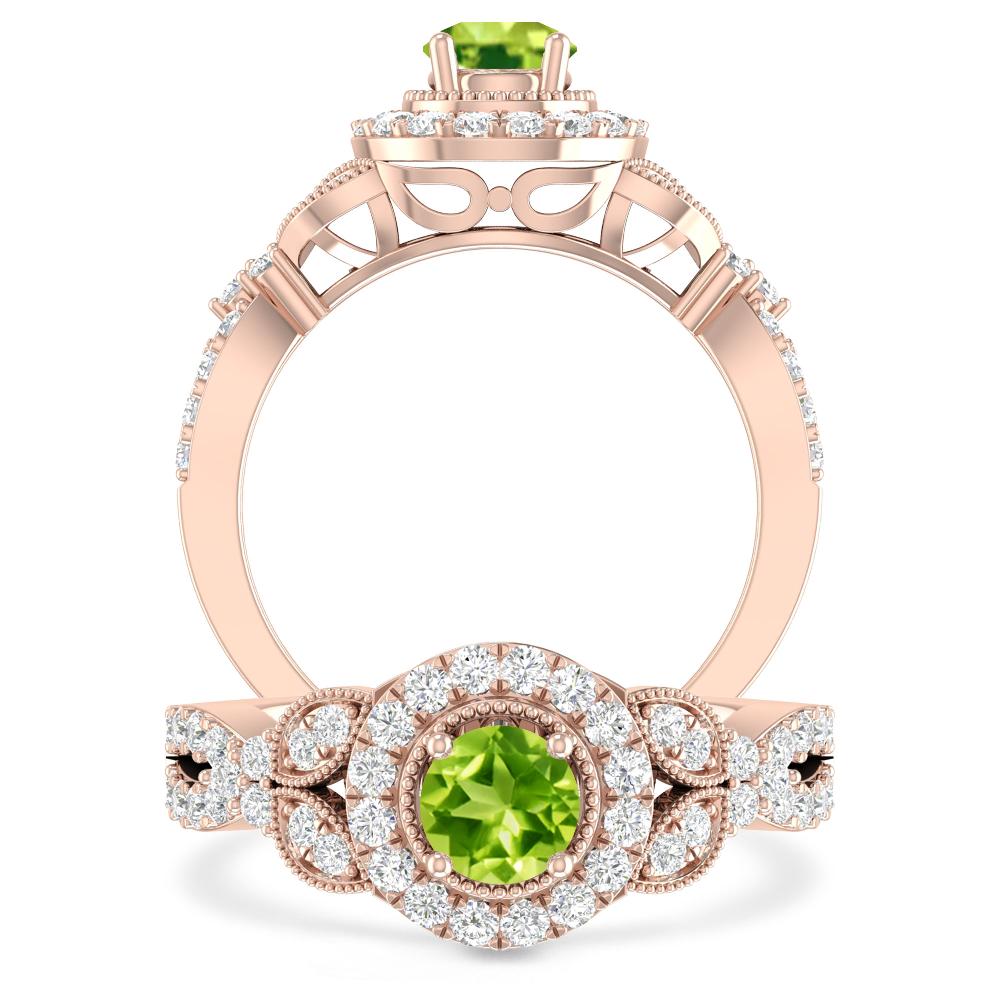 Rose Gold - Peridot