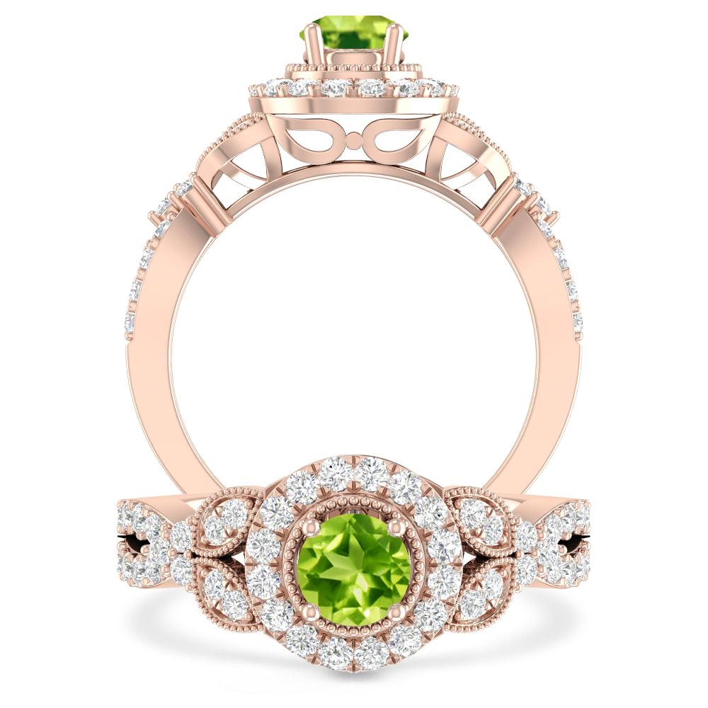 Rose Gold - Peridot