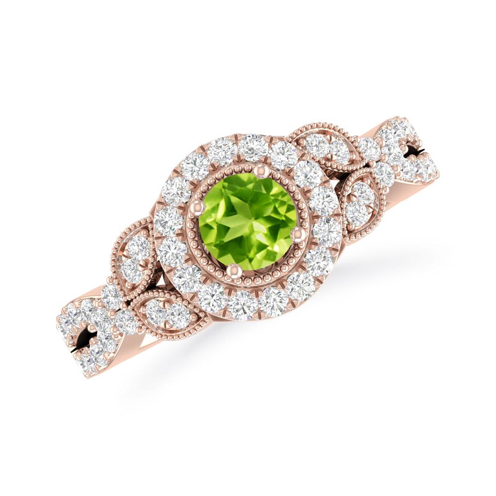 Rose Gold - Peridot