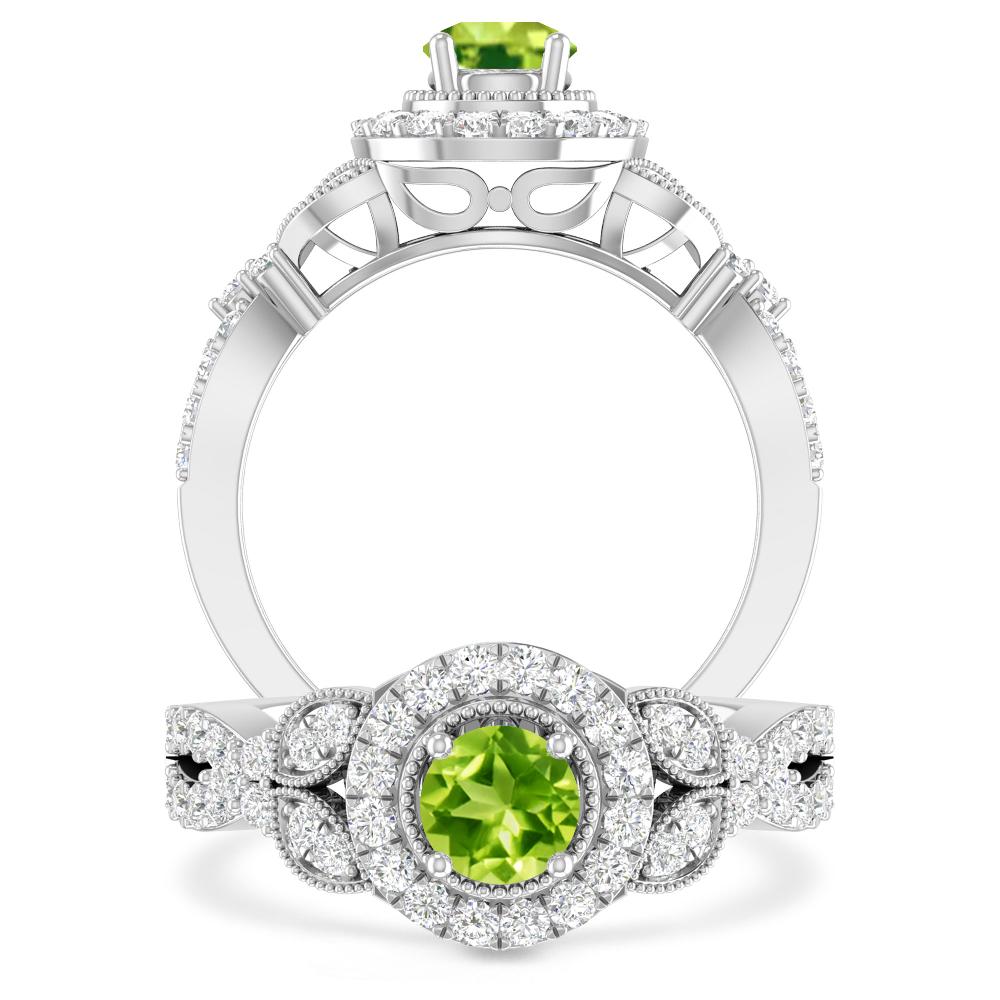 White Gold - Peridot