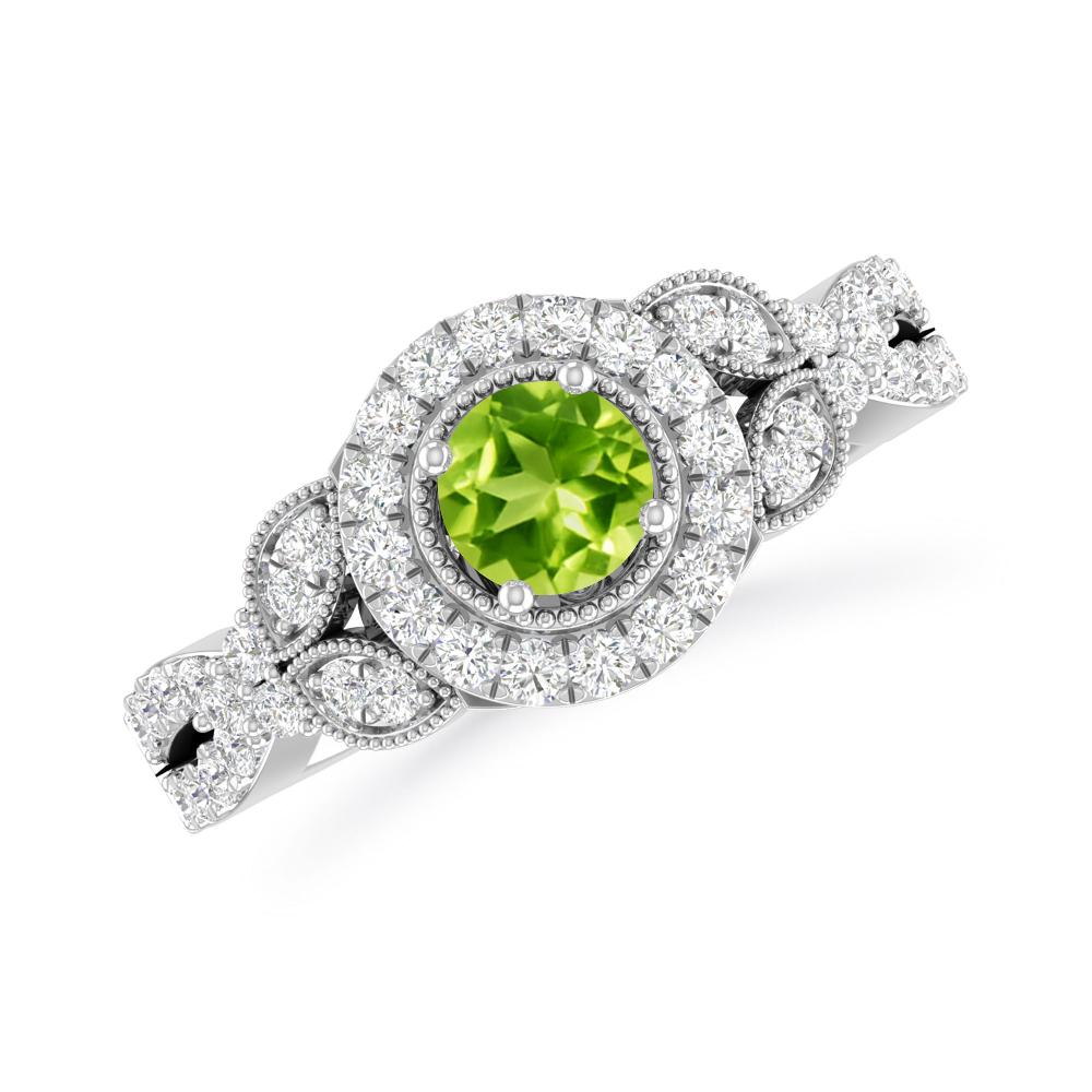 White Gold - Peridot