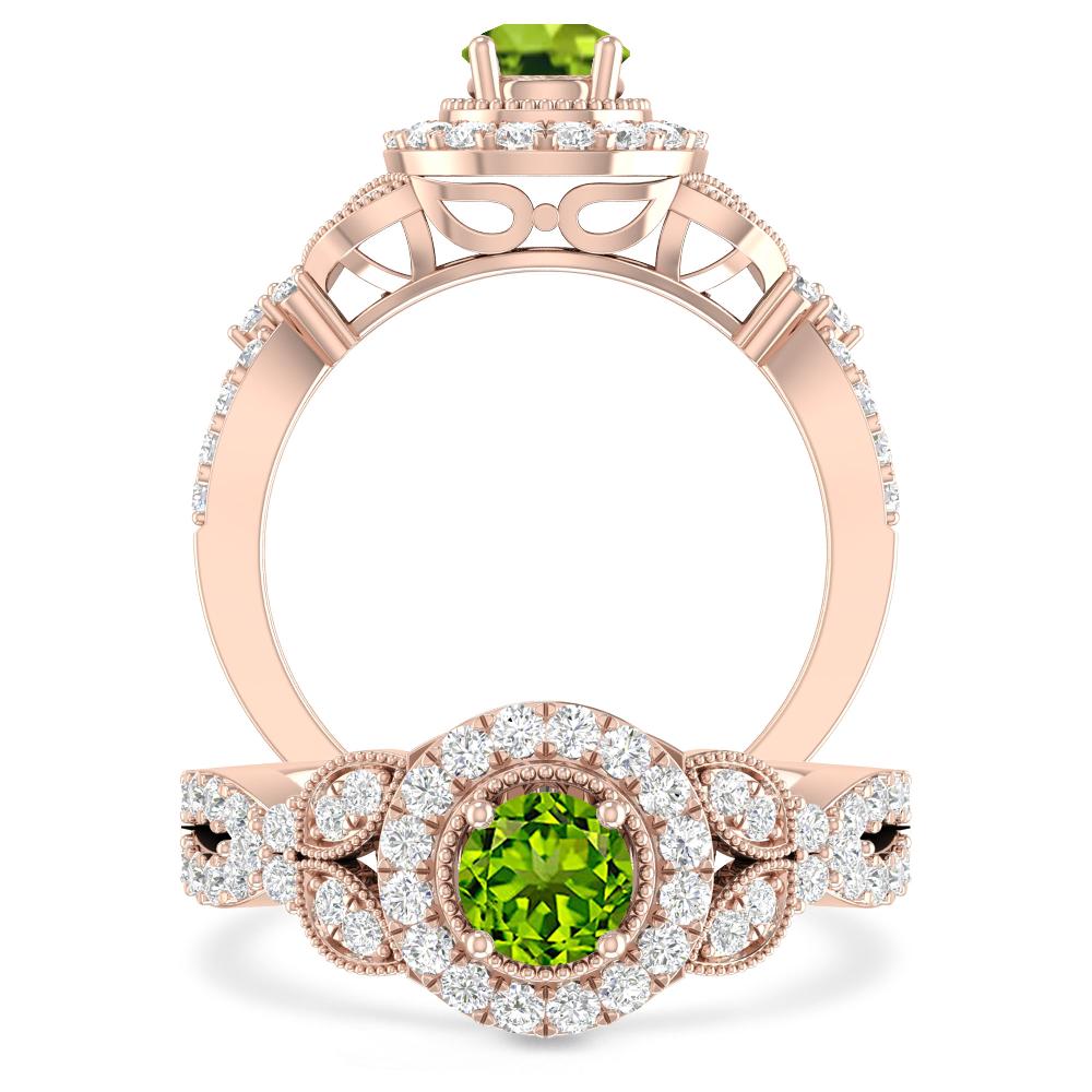 Rose Gold - Peridot