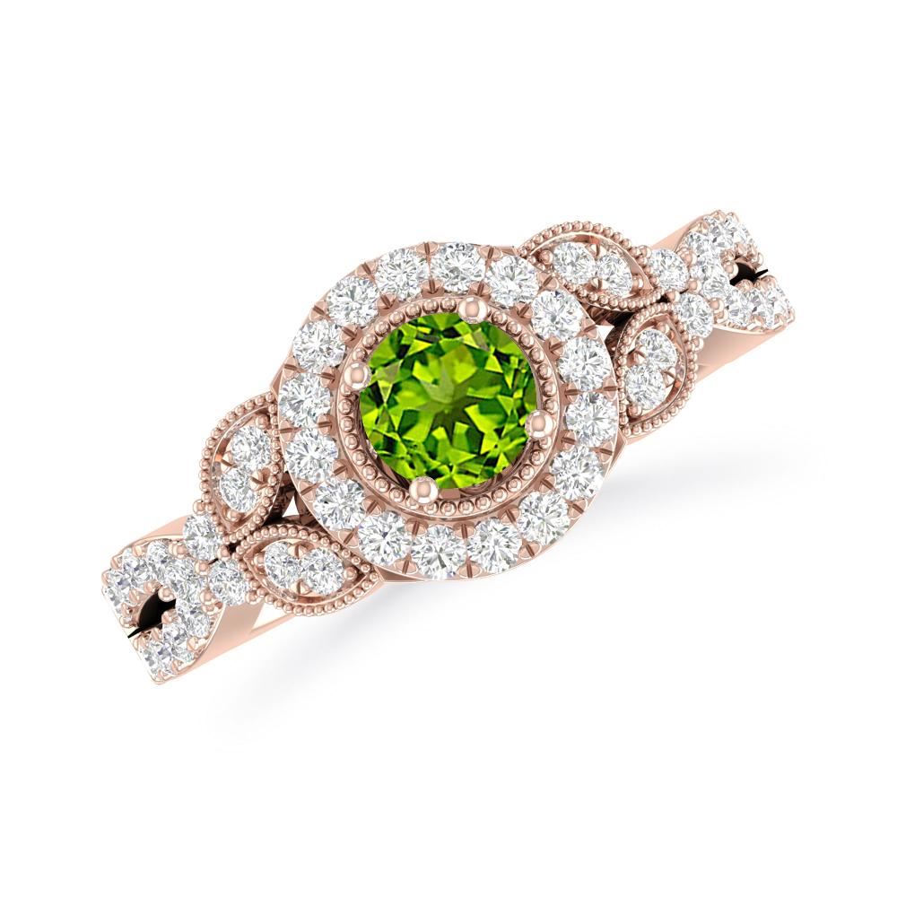 Rose Gold - Peridot