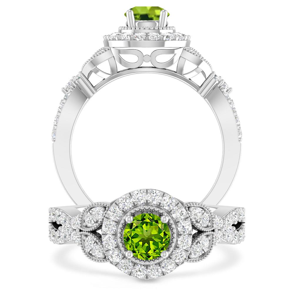 White Gold - Peridot