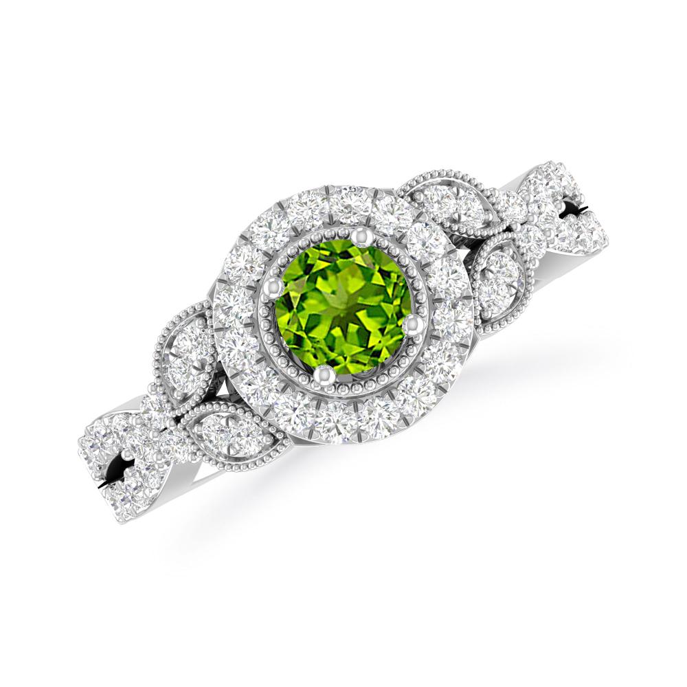 White Gold - Peridot