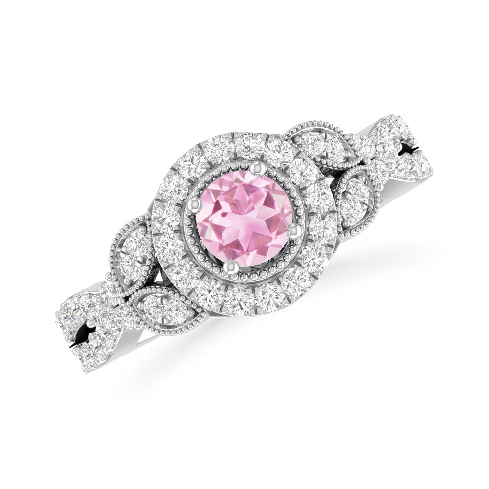 White Gold - Pink Tourmaline