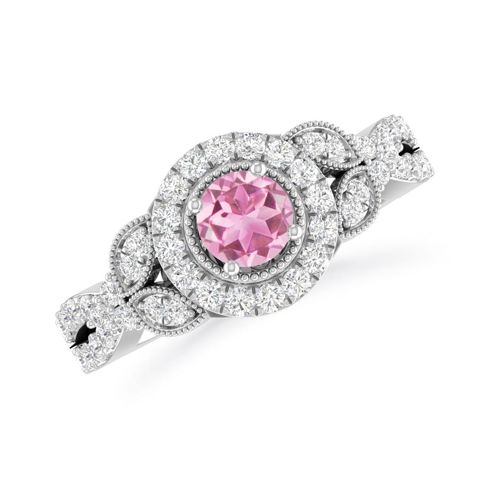 White Gold - Pink Tourmaline