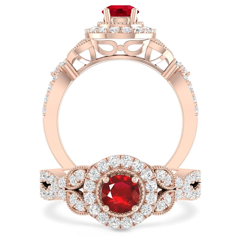 Rose Gold - Ruby