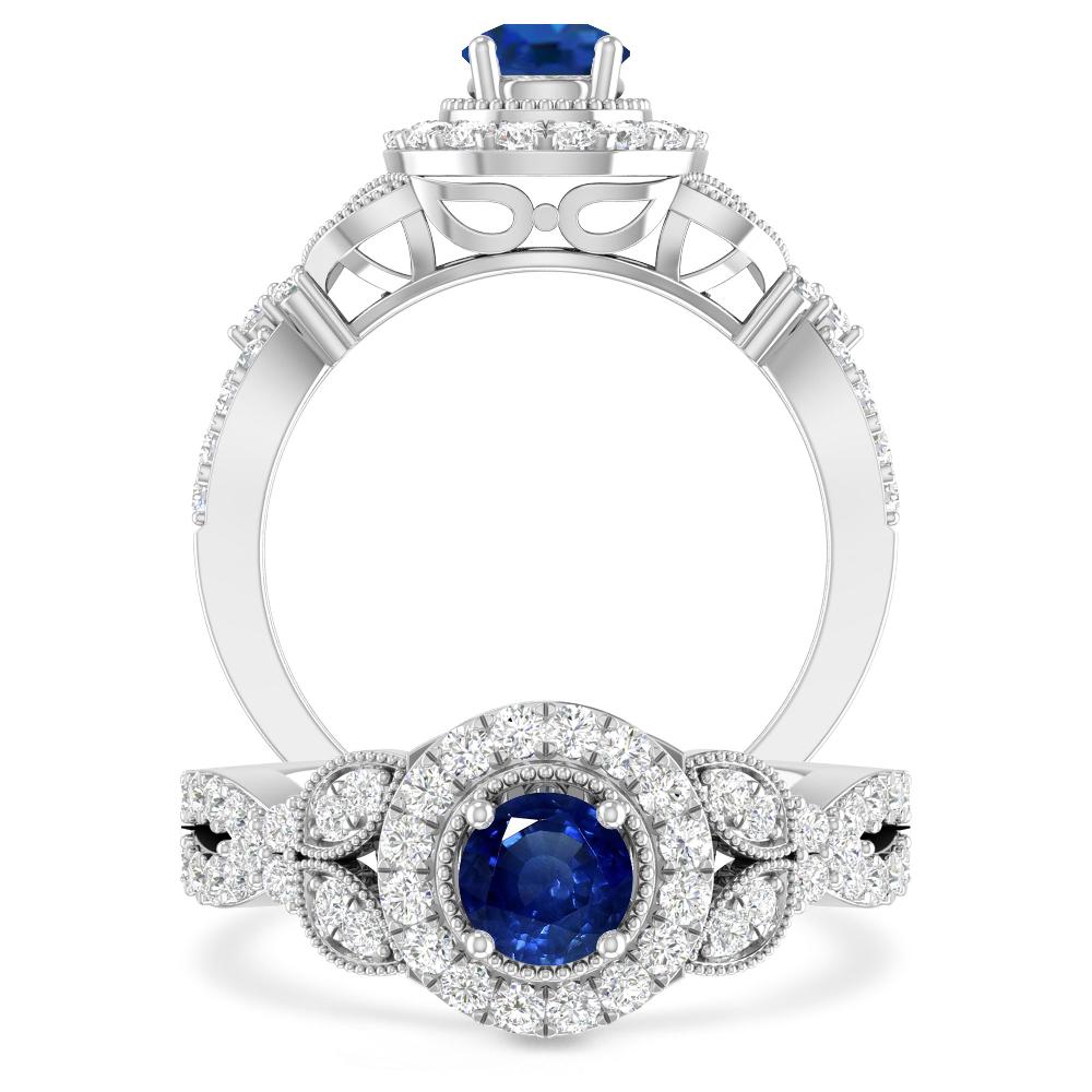 White Gold - Sapphire