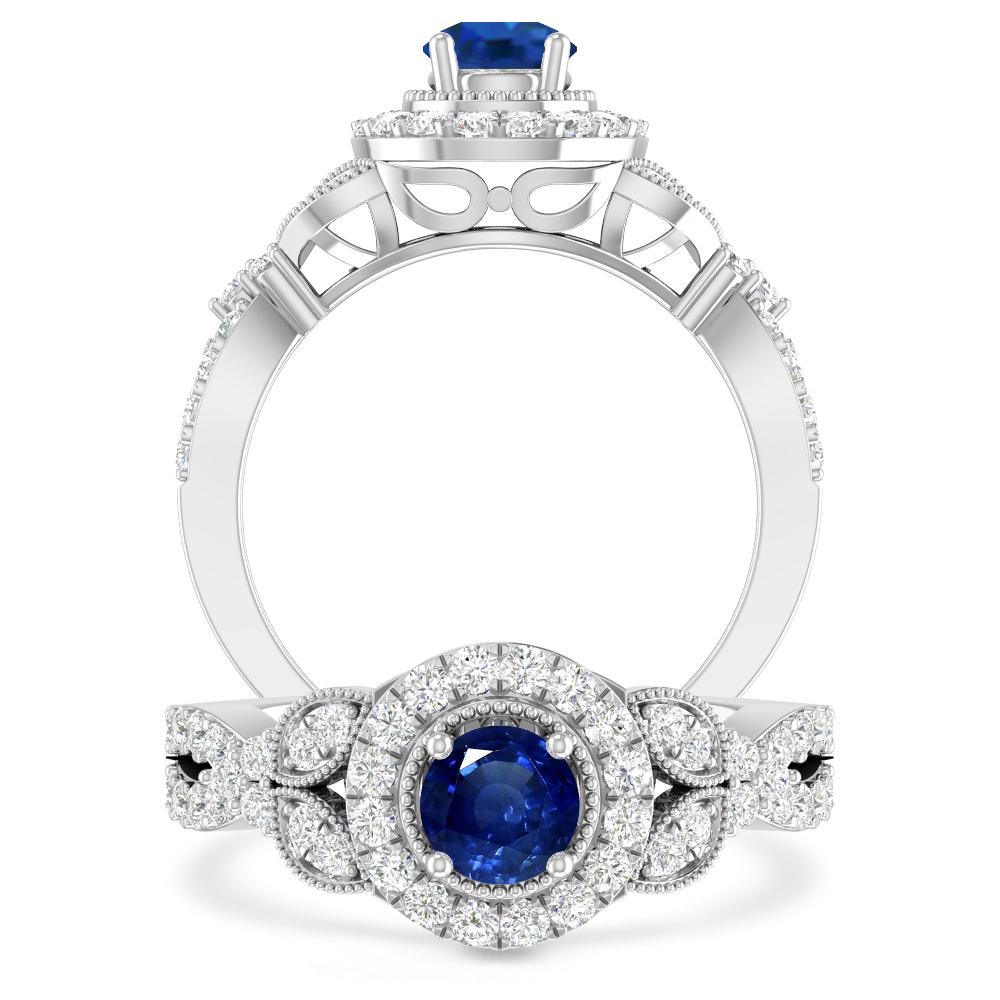 White Gold - Sapphire