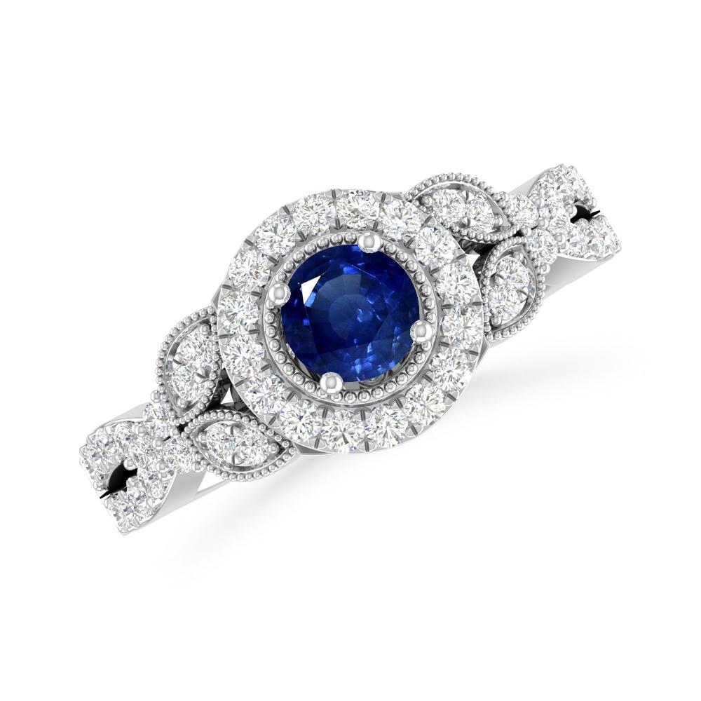 White Gold - Sapphire