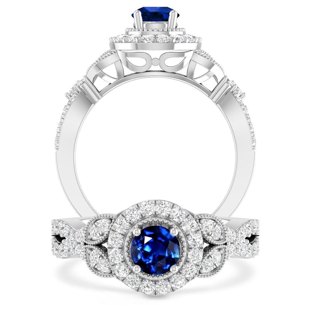 White Gold - Sapphire