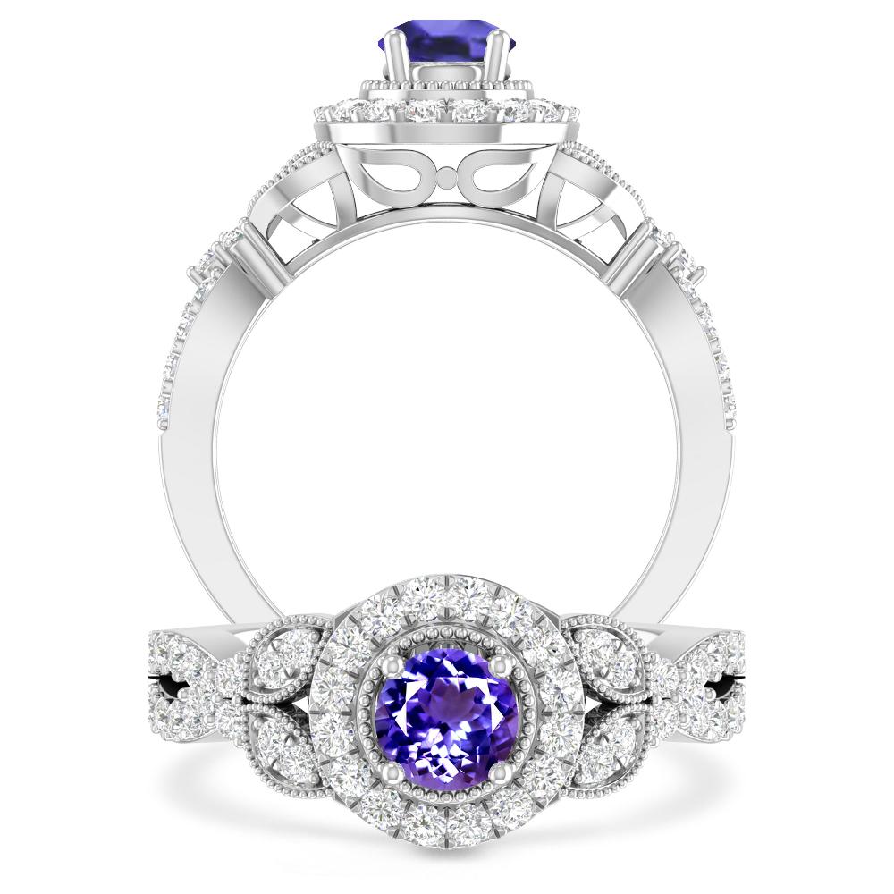 White Gold - Tanzanite