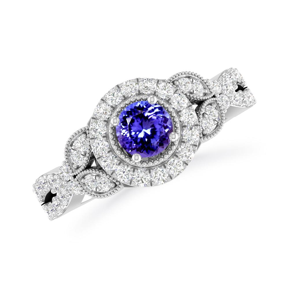 White Gold - Tanzanite