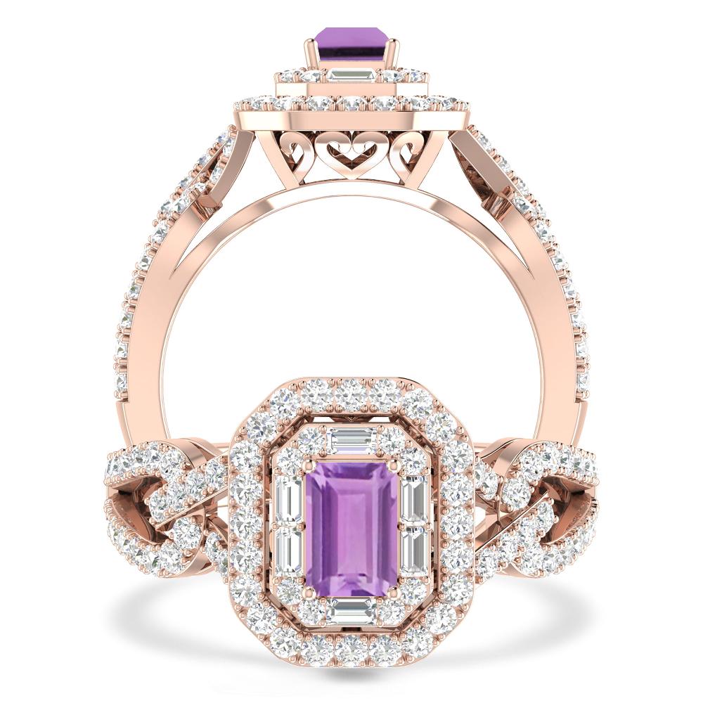 Rose Gold - Amethyst