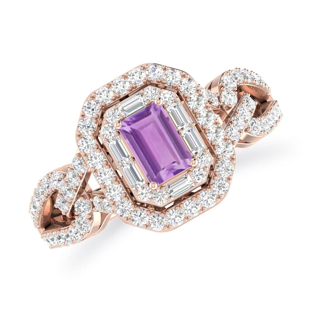 Rose Gold - Amethyst